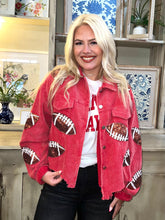 Load image into Gallery viewer, Red Football Jacket
