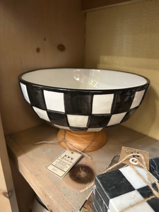 Checked Bowl - Barnes