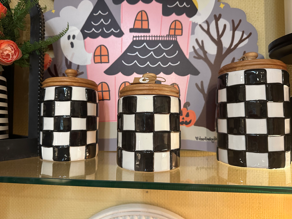 Checked Canisters - Barnes
