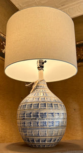 Blue & White Lamp - Jerica & Austin