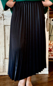 Black Pleated Skirt