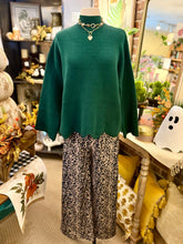 Load image into Gallery viewer, Green Scallop Sweater
